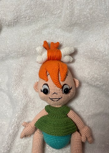 El Örgüsü Taş Devri Çakıl Oyuncak, amigurumi - Görsel 2