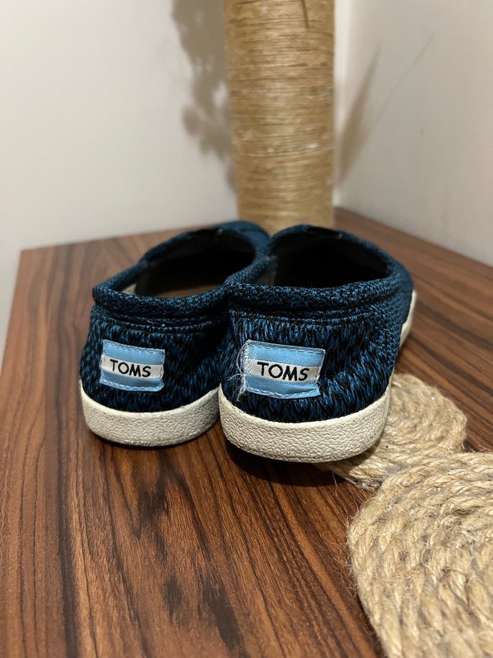 KADIN TOMS Lacivert Denim Espadril Ayakkabı - Görsel 2