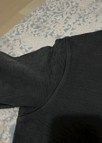 ZARA Erkek Gri Uzun Kollu Sweatshirt - Görsel 4