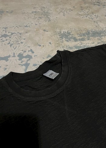 ZARA Erkek Gri Uzun Kollu Sweatshirt - Görsel 2