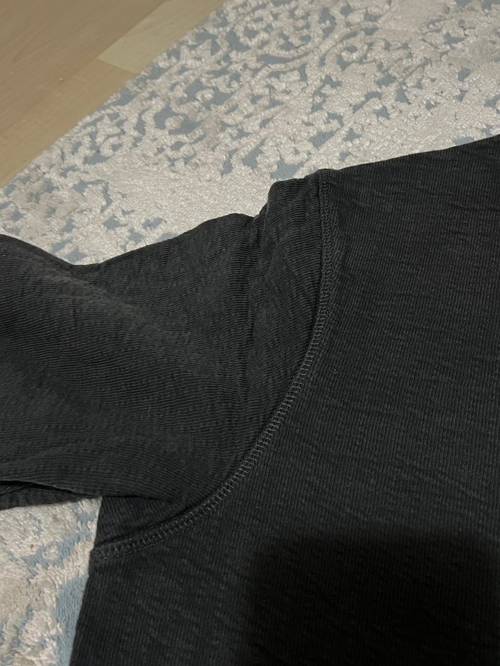 ZARA Erkek Gri Uzun Kollu Sweatshirt - Görsel 4