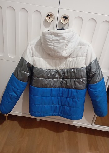 Erkek Çocuk Renk Bloklu Fermuarlı Mont - Görsel 2