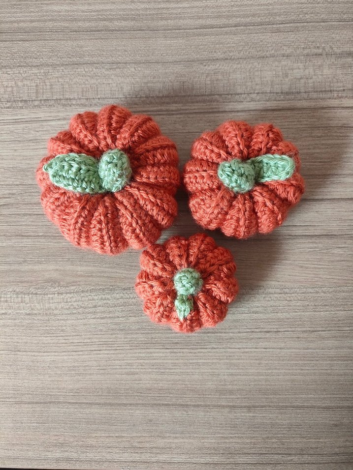 Turuncu Örgü Kabak Dekoru - Görsel 2