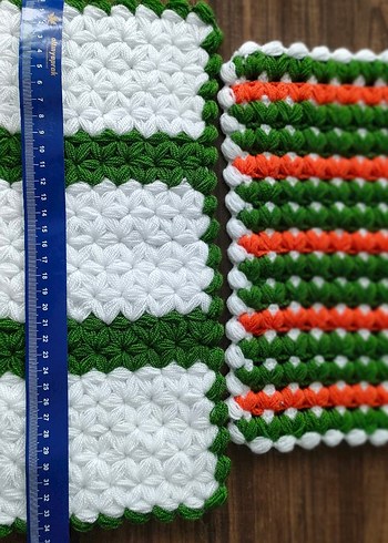 Renkli Örgü Banyo Süngeri - Görsel 3