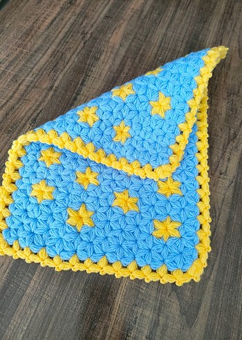 Renkli Yıldız Desenli Banyo Süngeri - Görsel 4