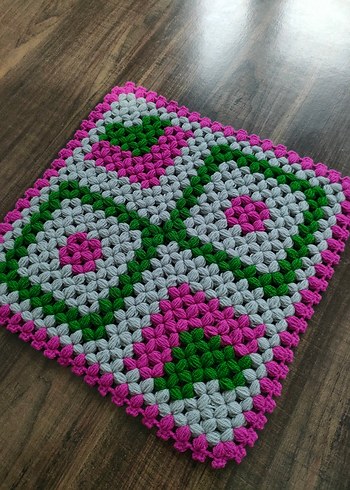 Renkli El Örgüsü Banyo Süngeri - Görsel 4