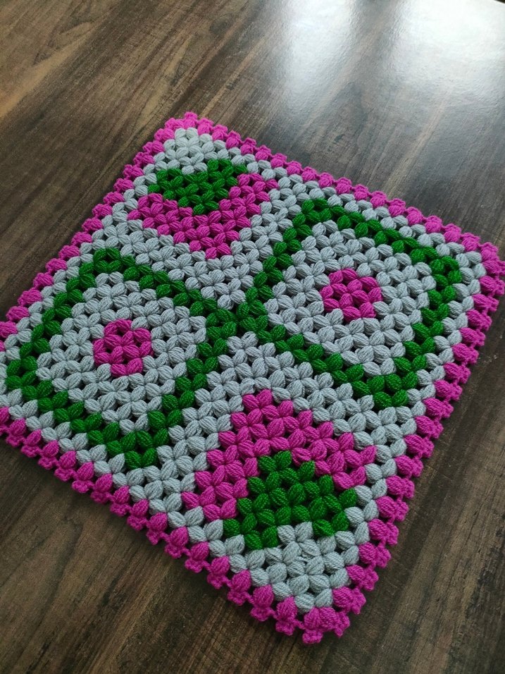 Renkli El Örgüsü Banyo Süngeri - Görsel 4