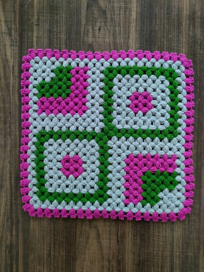 Renkli El Örgüsü Banyo Süngeri - Görsel 3