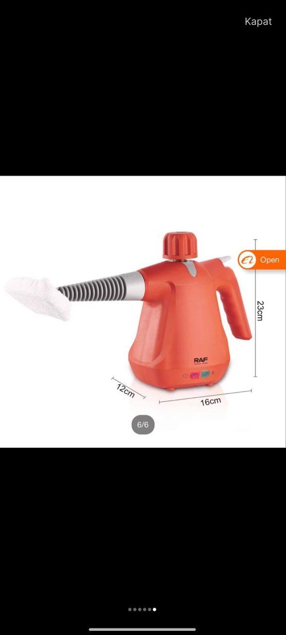 RAF Portatif Turuncu Buhar Temizleyici - Görsel 5