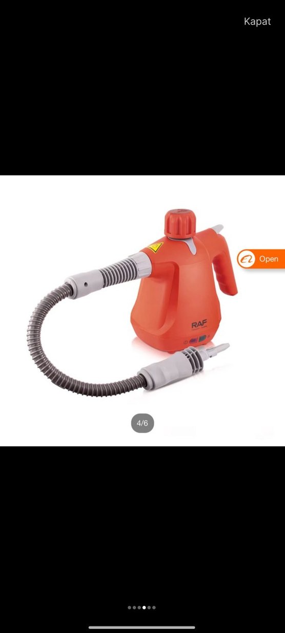 RAF Portatif Turuncu Buhar Temizleyici - Görsel 3