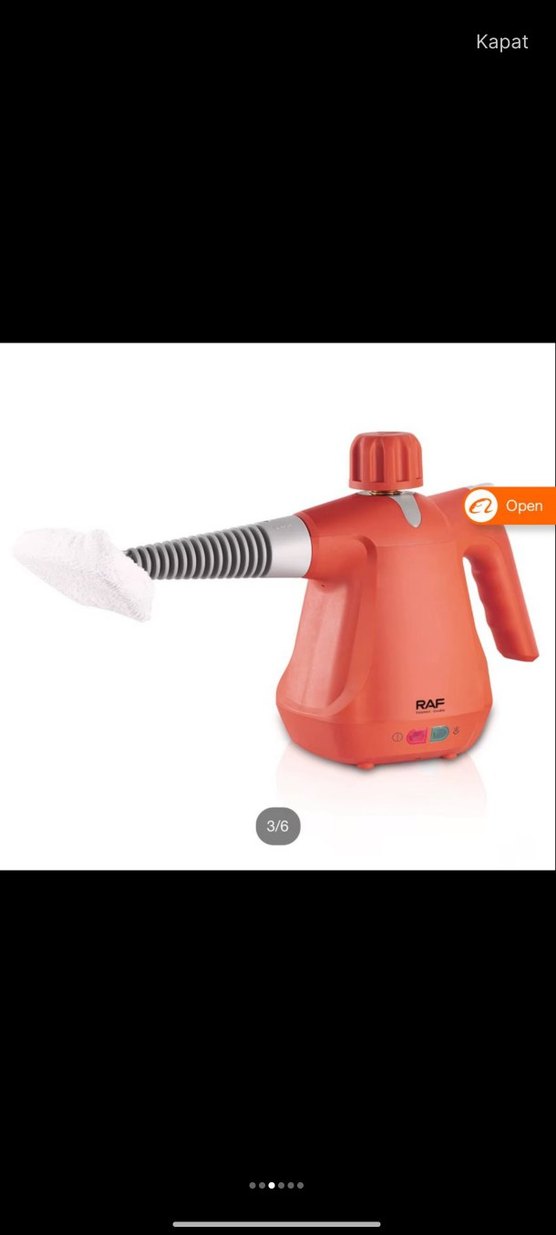 RAF Portatif Turuncu Buhar Temizleyici - Görsel 2