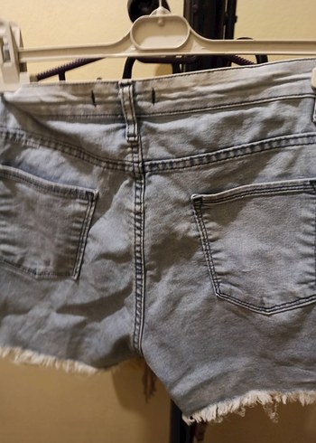 Düğmeli kot Mini Denim Şort - Görsel 3
