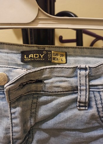 Düğmeli kot Mini Denim Şort - Görsel 2