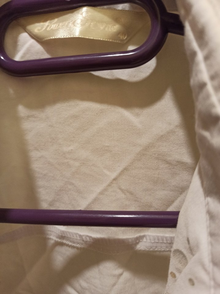 Düğmeli Beyaz Pamuklu Uzun Kollu Gömlek - Görsel 4