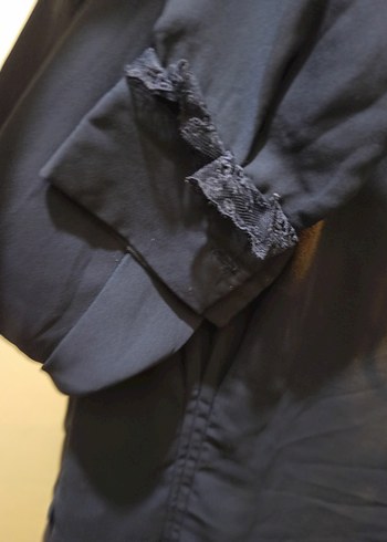 Düğmeli  Gotik Kadın Gömlek - Görsel 4