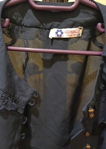 Düğmeli  Gotik Kadın Gömlek - Görsel 2