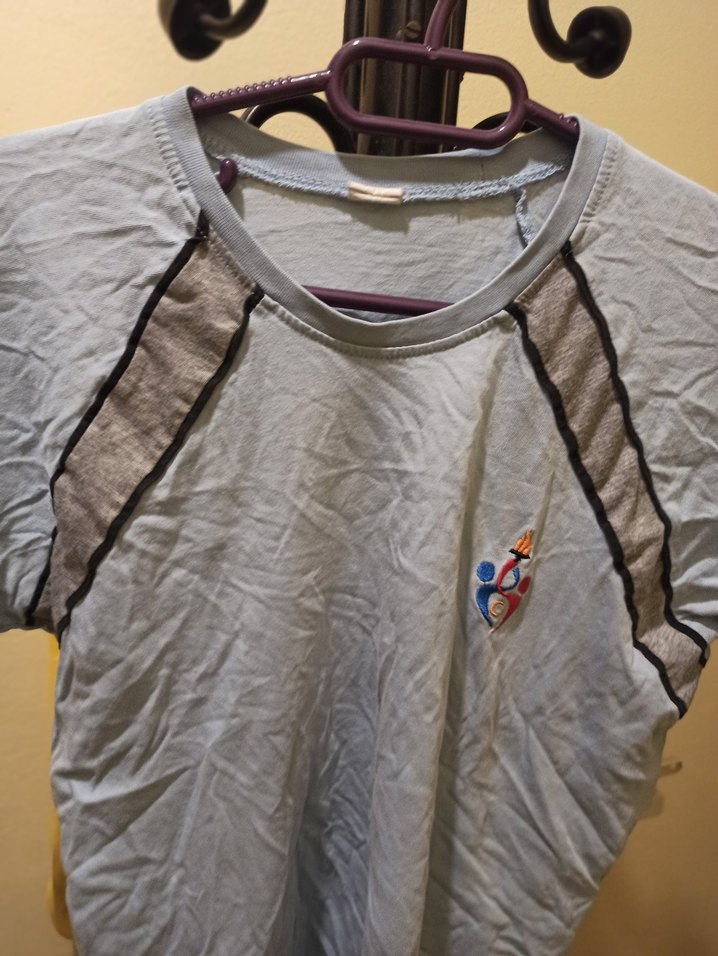 Erkek Spor Tişörtü, Kısa Kollu, Rahat Kesim - Görsel 2