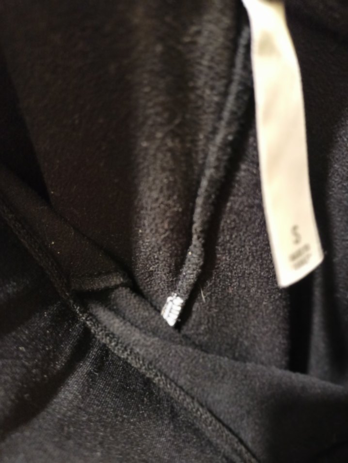 Siyah Elastik Midi Tayt - Görsel 2