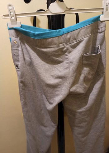 Gri Fermuarlı Kadın Eşofman Altı - Görsel 3