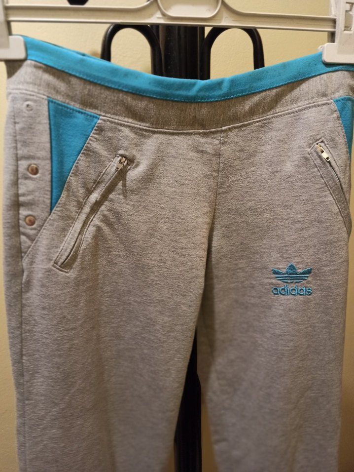 Gri Fermuarlı Kadın Eşofman Altı - Görsel 2