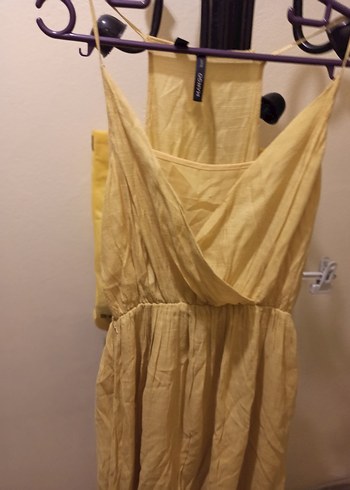 Sarı elbise mango - Görsel 2
