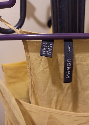 Sarı elbise mango - Görsel 3