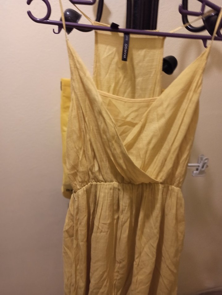 Sarı elbise mango - Görsel 2