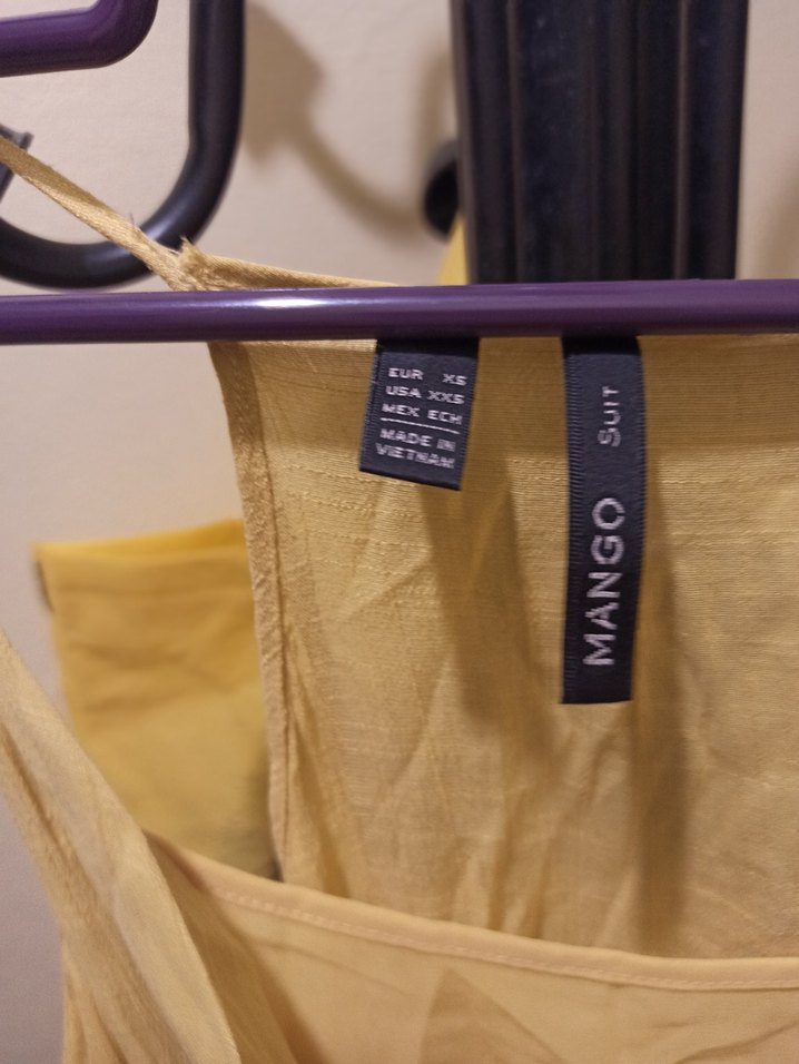 Sarı elbise mango - Görsel 3