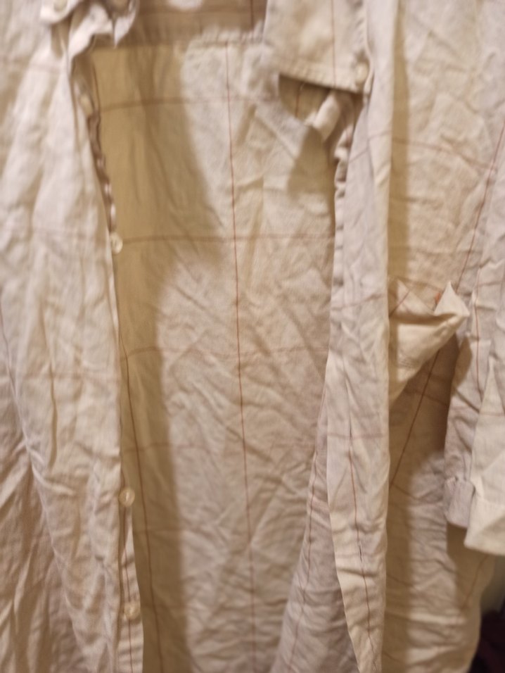 Erkek desenli Keten Gömlek - Görsel 3