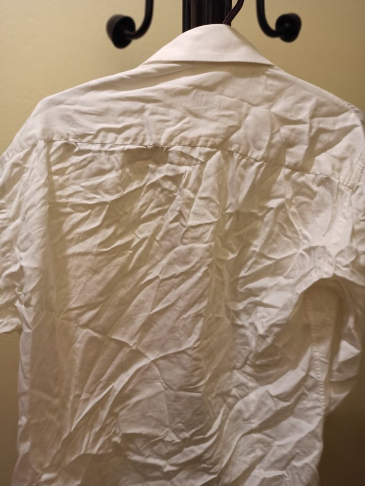 Beyaz Keten Erkek Gömlek - Görsel 4