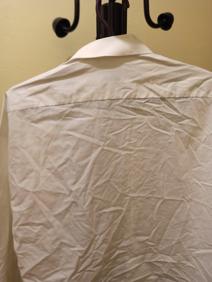 Beyaz Keten Erkek Gömlek - Görsel 3