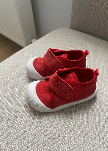 Kırmızı Vicco İlk Adım Ayakkabısı 21 numara - Görsel 3