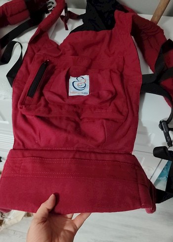 Koyu Kırmızı Bebek Taşıyıcı - Görsel 2