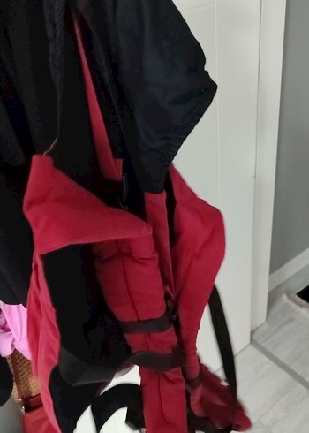 Koyu Kırmızı Bebek Taşıyıcı - Görsel 6