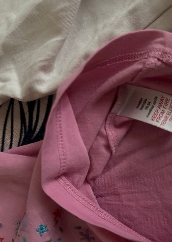 Kız Çocuk Renkli Baskılı Tişörtler - Görsel 3