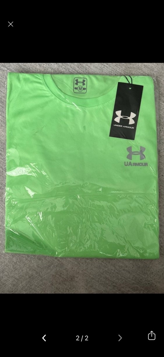 Yeşil Under Armour Erkek Spor Tişörtü - Görsel 2