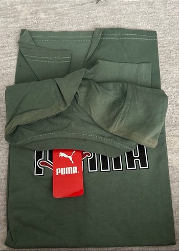 Puma Yeşil Kısa Kollu Erkek Tişört - Görsel 3