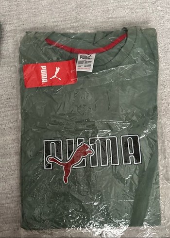 Puma Yeşil Kısa Kollu Erkek Tişört - Görsel 2