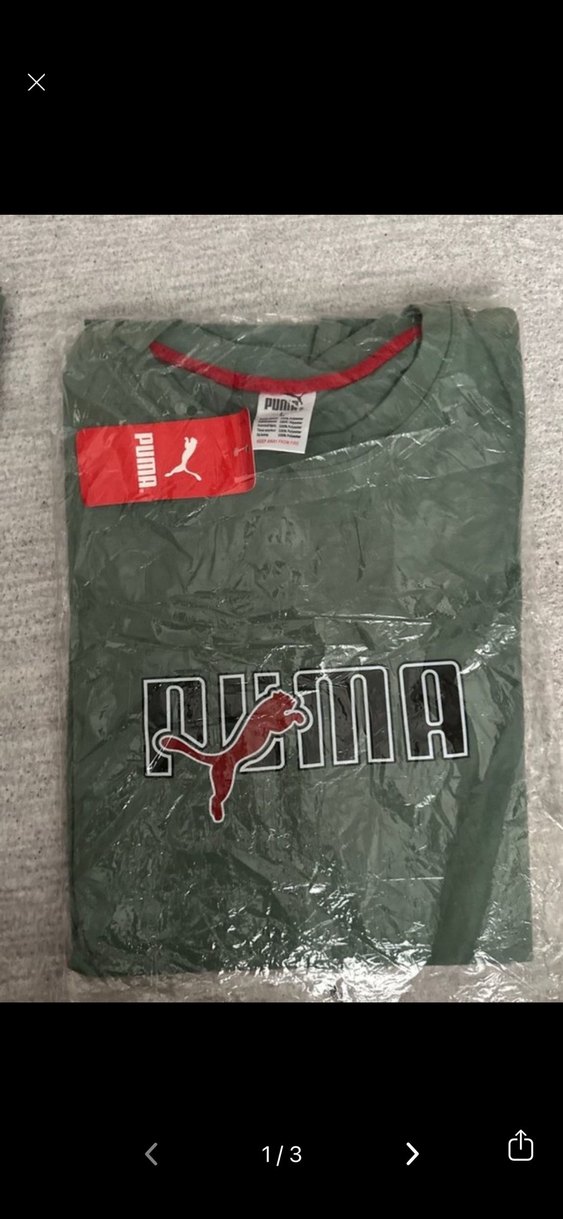 Puma Yeşil Kısa Kollu Erkek Tişört - Görsel 2