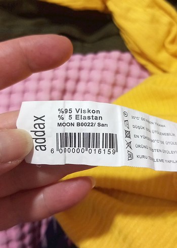 Sarı Uzun Kollu Kadın penye - Görsel 3