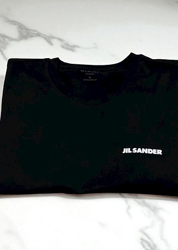 Jil Sander Fit Kalıp Bisiklet Yaka Tshirt - Görsel 4