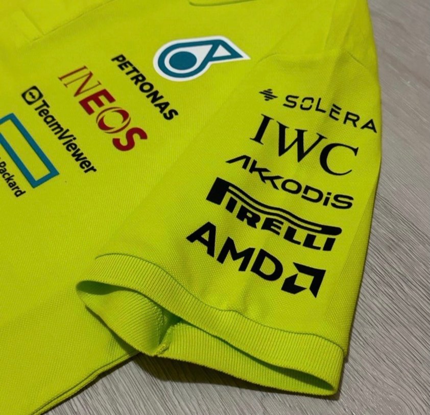 Mercedes AMG Petronas F1 Yeşil Polo Tshirt - Görsel 5