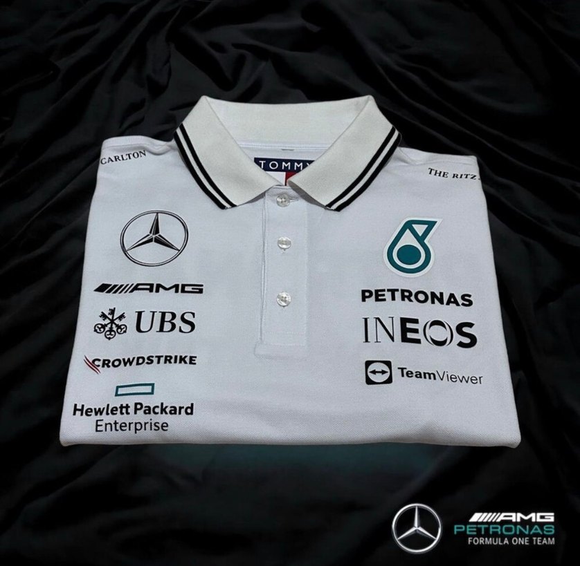 Mercedes AMG Petronas F1 Polo Tshirt - Görsel 4