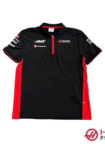 Orijinal Haas Formula 1 Polo Tshirt - Görsel 2