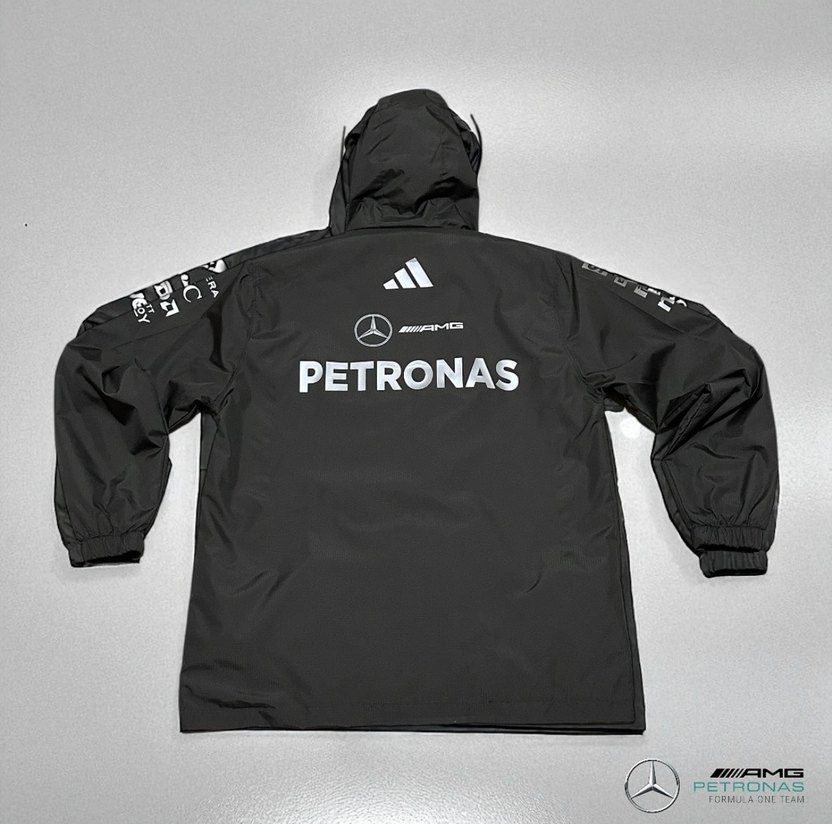 Mercedes AMG Petronas F1 Yağmurluk Rüzgarlık Antrasit - Görsel 3