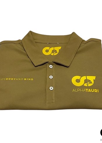 AlphaTauri Hardal Renk Polo Tshirt - Görsel 4