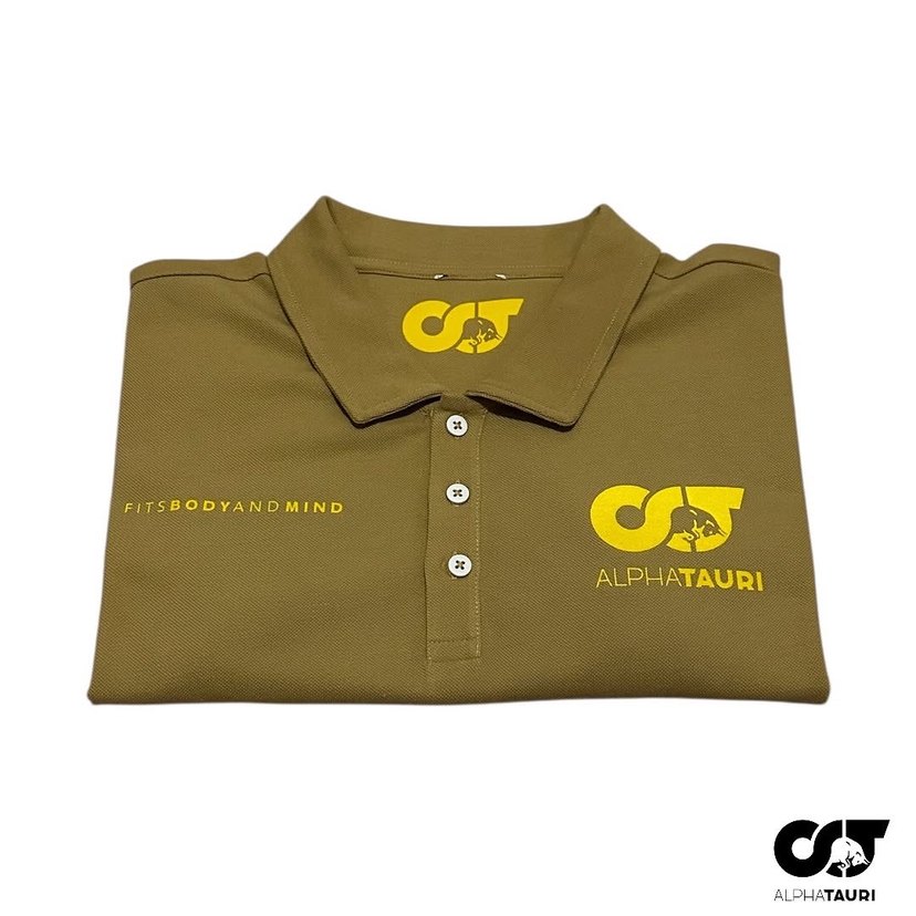 AlphaTauri Hardal Renk Polo Tshirt - Görsel 4