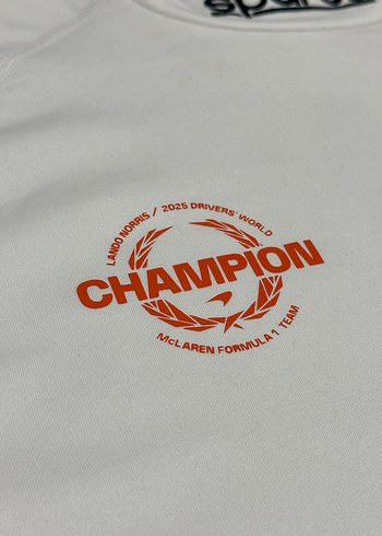 Lando Norris X McLaren F1 2025 Pilot Şampiyonluğu Termal İçlik - Görsel 7