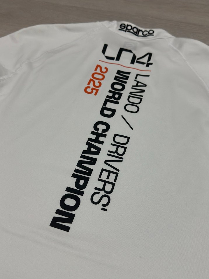 Lando Norris X McLaren F1 2025 Pilot Şampiyonluğu Termal İçlik - Görsel 5