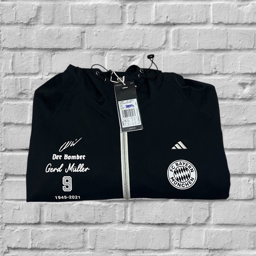 Orijinal Adidas Gerd Müller X Bayern Münih Rüzgarlık Ceket - Görsel 5